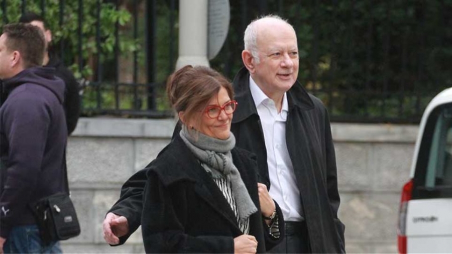 Η Ράνια Αντωνοπούλου και ο Δημήτρης Παπαδημητρίου, οι προσφάτως απομακρυνθέντες από τον κυβερνητικό σχήμα πρώην υπηρεσιακοί υπουργοί, σε παλαιότερη φωτογραφία τους.